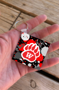 Wadsworth Lady Grizzlies Soccer Keychain