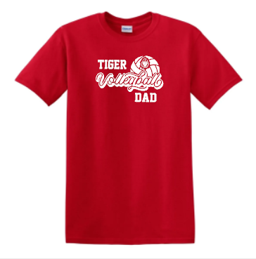 Sacred Heart Spirit Wear Tiger Volleyball DAD Adult Softstyle T-shirt