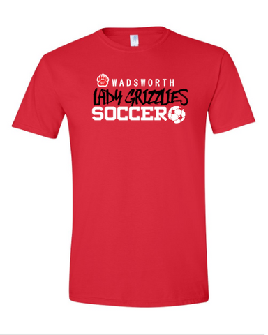 Wadsworth Lady Grizzlies Soccer Adult Softstyle T-shirt