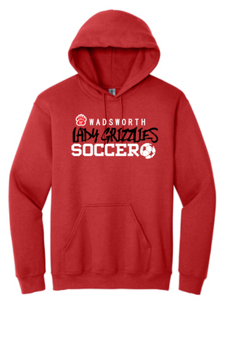 Wadsworth Lady Grizzlies Soccer Adult Unisex Hoodie