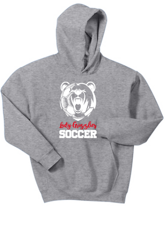 Wadsworth Lady Grizzlies Soccer Bear Youth Hoodie