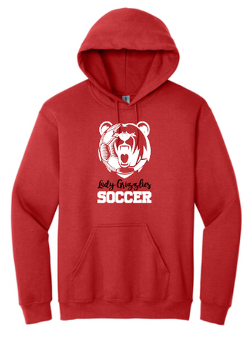 Wadsworth Lady Grizzlies Soccer Bear Adult Unisex Hoodie