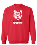 Wadsworth Lady Grizzlies Soccer Youth Bear Crew Sweatshirt