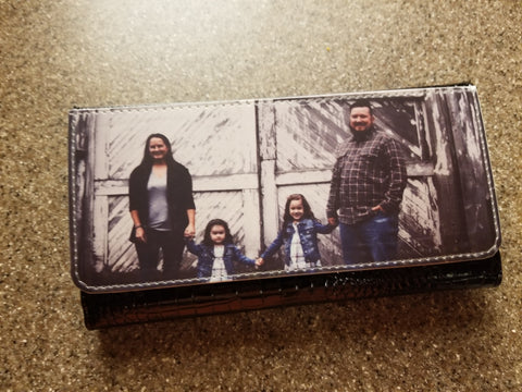 Custom Photo wallet Christmas