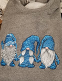 Christmas Valentine Gnome Sweatshirt or Hoodie