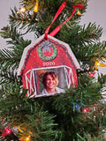 2020 Photo Christmas Barn Ornament