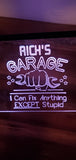 Personalized Acrylic Garage Light Sign Christmas