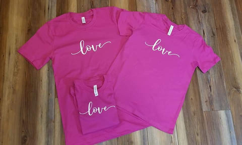 Love Pink Valentine Shirt