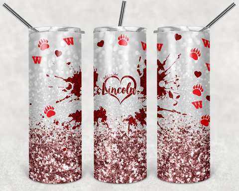 Wadsworth Lincoln 20 oz Skinny Tumbler with Straw