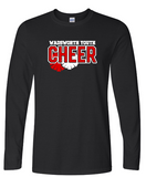 Wadsworth Youth Cheer Black Long Sleeve T-shirt