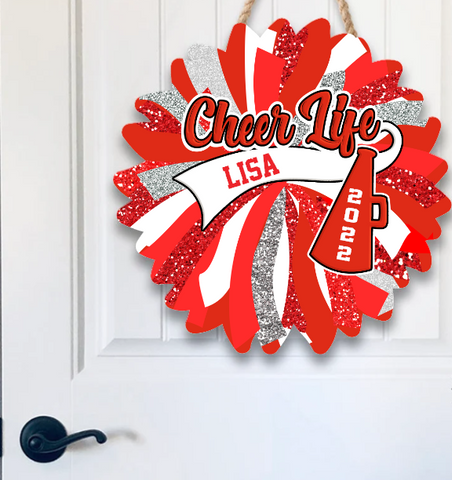 Personalized Wadsworth Youth Cheer Sign