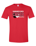 Wadsworth Youth Cheer GRANDMA Adult Red Softstyle T-shirt