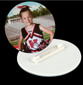 Personalized Photo Wadsworth Youth Cheer Button