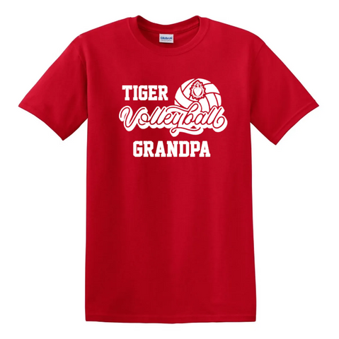 Sacred Heart Spirit Wear Tiger Volleyball GRANDPA Adult Softstyle T-shirt