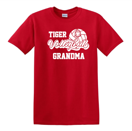 Sacred Heart Spirit Wear Tiger Volleyball GRANDMA Adult Softstyle T-shirt