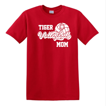 Sacred Heart Spirit Wear Tiger Volleyball MOM Adult Softstyle T-shirt