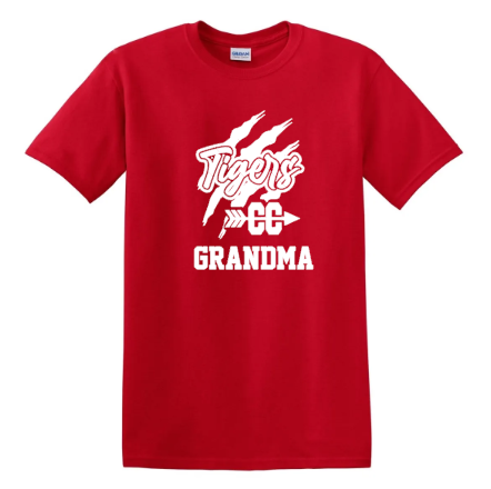 Sacred Heart Spirit Wear Tiger CC GRANDMA Adult Softstyle T-shirt