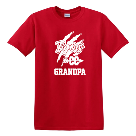 Sacred Heart Spirit Wear Tiger CC GRANDPA Adult Softstyle T-shirt