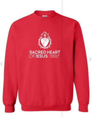 Sacred Heart Spirit Wear Logo Adult Sweatshirt