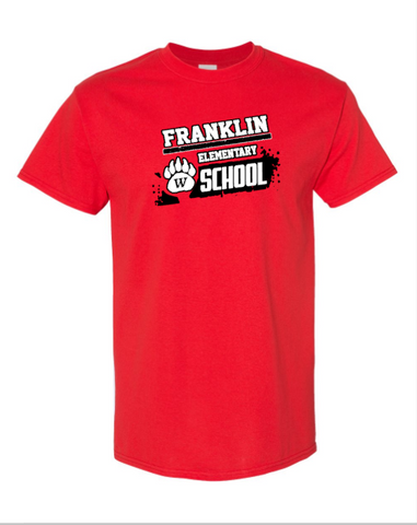 Wadsworth Franklin Adult Heavy Cotton T-shirt Paw