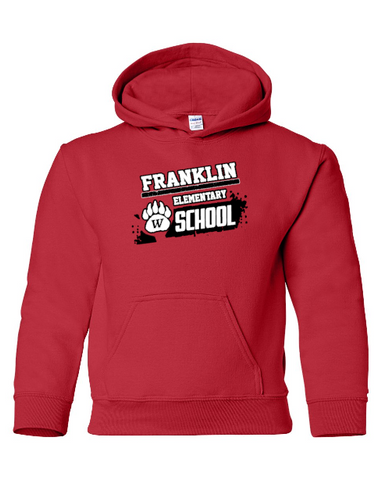 Wadsworth Franklin Elementary Youth Hoodie Paw