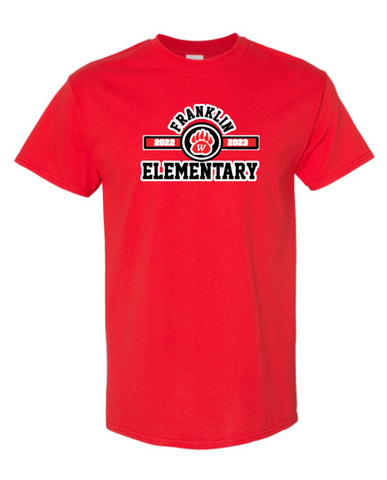 Wadsworth 2022-2023 Franklin Elementary Youth Heavy Cotton T-shirt