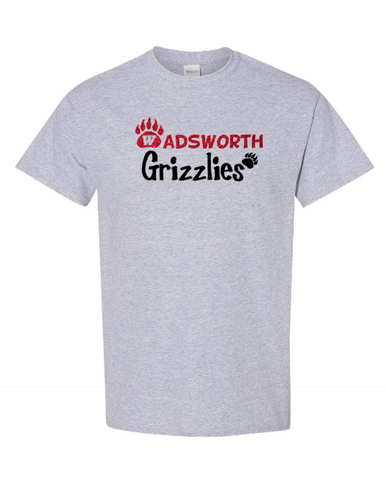 Wadsworth Franklin Elementary Youth Glitter Heavy Cotton T-shirt