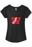 Wadsworth Grizzlies Isham Womens VNeck T-shirt