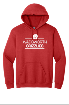 CIS Spirit Wear Wadsworth Grizzlies Adult Unisex Hoodie