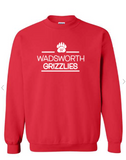 CIS Spirit Wear Wadsworth Grizzlies Adult Unisex Crew Sweatshirt