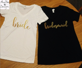 Bachelorette Shirts, Bride Shirt, Bridesmaid Shirts, Bridal Party Shirts, Bachelorette Party Shirt