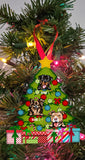Personalized Custom Christmas Dog Tree Ornament