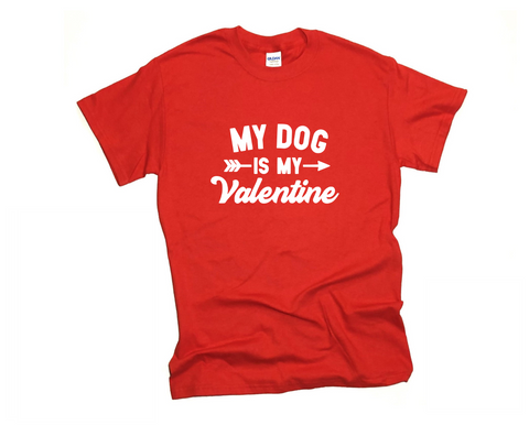 Valentine's Day My Dog is my Valentine Shirt