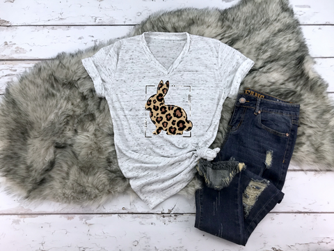 Easter Leopard Bunny Shirt