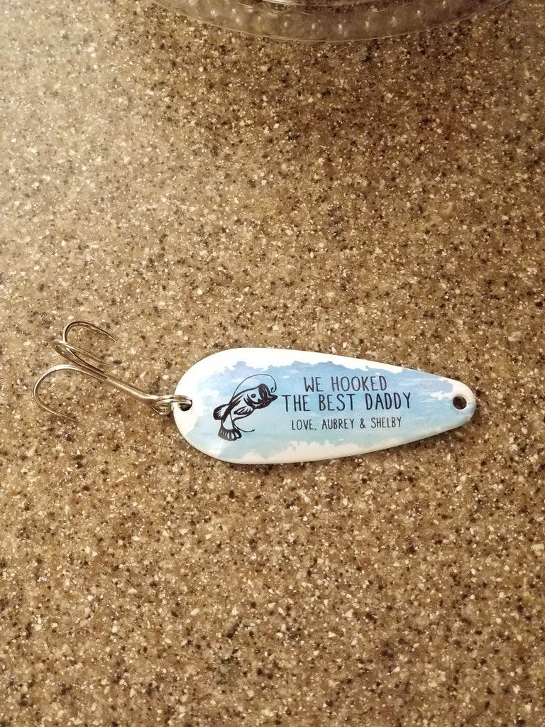 Personalized Fishing Lure, Gift for him, Dad gift, Christmas gift – AweBee  Designs