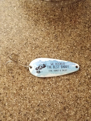 Personalized Fishing Lure, Gift for him, Dad gift, Christmas gift