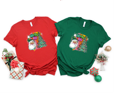 HoHoHo Santa Christmas T-Shirt or Hoodie