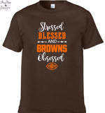 Cleveland Stressed Blessed and Browns Obsessed Shirt