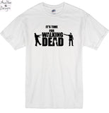 Zombie Walking Dead Time Ringer Shirt