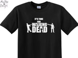 Zombie Walking Dead Time Ringer Shirt