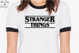 Stranger Things Shirt Ringer