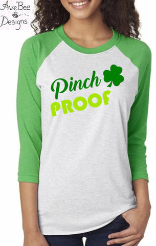 St. Patricks Day Shirt, Pinch Proof, Kiss Me I'm Irish Shirt