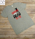 Walking Dead Sundays are Dead To Me Shirt, funny Zombie Shirt