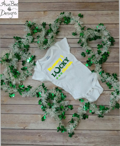 New Parent Gift- St. Patricks Day Onesie, Mommy's Lucky Charm