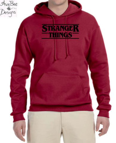 Stranger Things Shirt Red Hoodie
