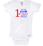 My First 4th of July - Baby Short / Long Sleeve Onesie