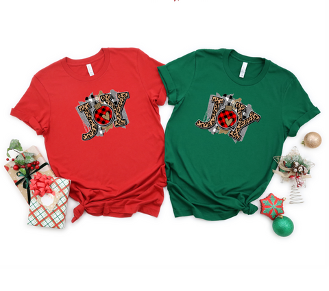 Joy Christmas T-Shirt or Hoodie