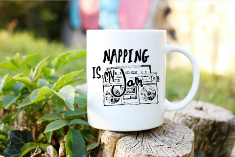 Napping is My Jam Mom Coffee Mug Cup