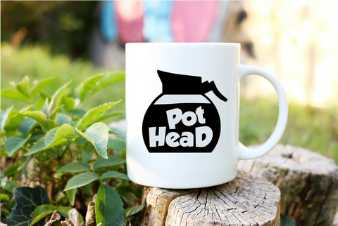 Pot head Coffee Mug Cup