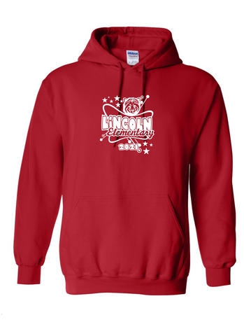 Wadsworth Lincoln Elementary Red Unisex Hoodie